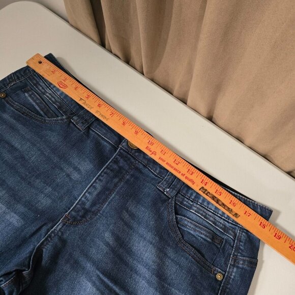 Democracy Women’s 16 Blue Ab Technology Skinny Jeans Stretch Denim Casual Fit - Picture 8 of 13